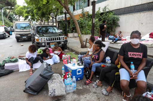 Après l'explosion au Liban, des immigrées en quête d'un billet retour