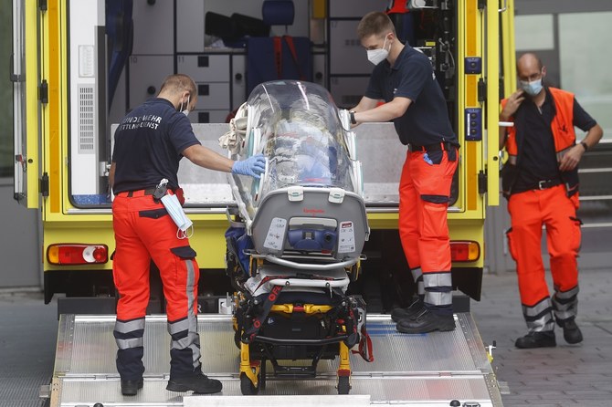 Alexei Navalny a finalement été autorisé à être transporté par avion vers l'Allemagne le 22 août 2020, pour être soigné à la suite d'un empoisonnement présumé (Photo, Odd Andersen/AFP).