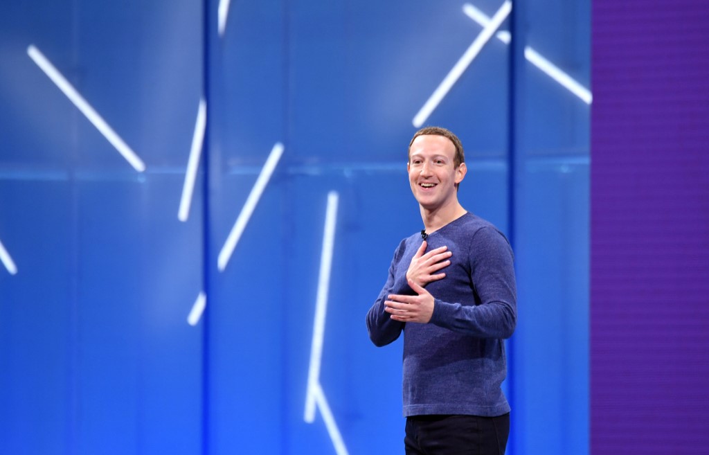 Le fondateur et dirigeant de Facebook, Mark Zuckerberg (Photo, Josh EDELSON/AFP).