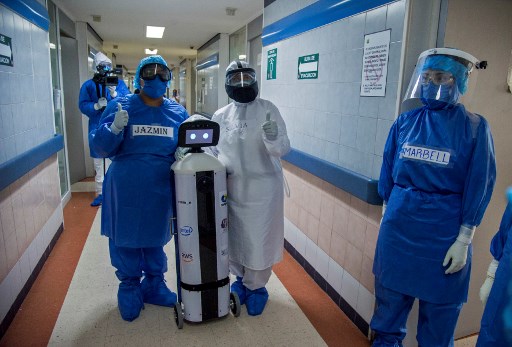 Au Mexique, le petit robot qui donne du courage aux malades du Covid-19