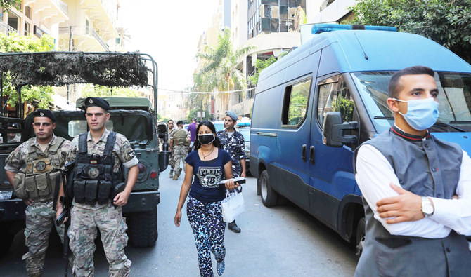 Des soldats libanais à Beyrouth. (AFP)