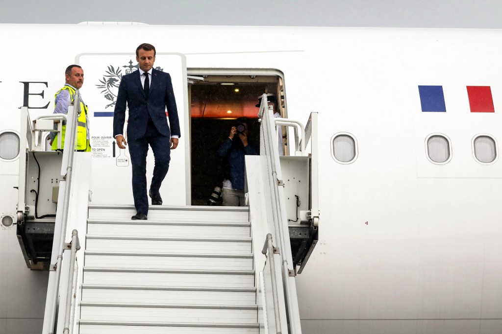 Le président français Emmanuel Macron (Richard Bouhet / AFP)