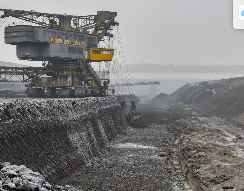 Site d'extraction minière (Patrick Pleul/AFP)