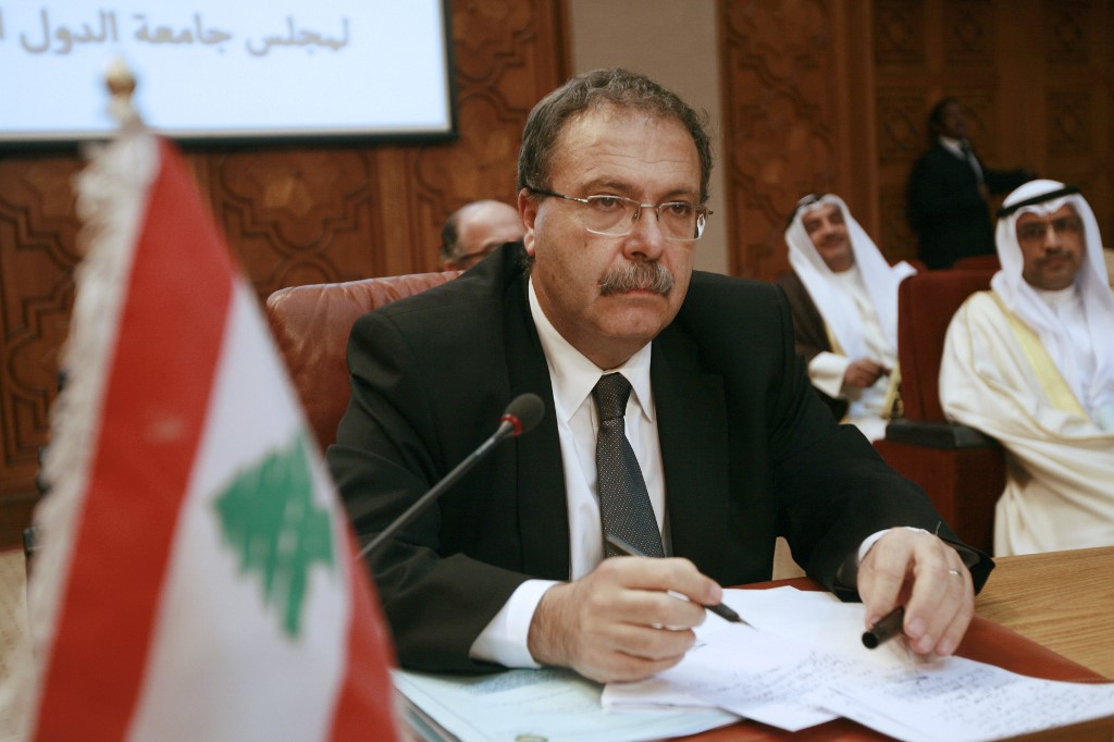 Tarek Mitri en 2008, alors ministre des Affaires étrangères du Liban (Photo, Khaled DESOUKI/AFP).