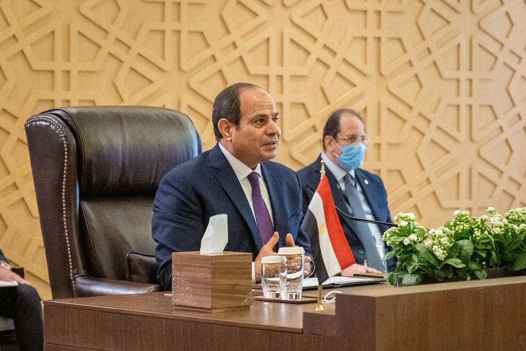 Le président égyptien Abdel Fattah Al-Sissi. (Photo, Yousef ALLAN/AFP/Jordanian Royal Palace).