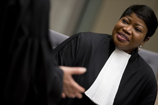 La procureure de la Cour pénale internationale Fatou Bensouda, à la Haye, en 2018 (Peter Dejong/AFP