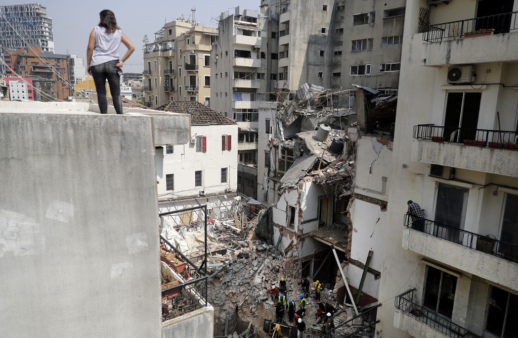 A Beyrouth, les recherches se poursuivent pour sauver un possible survivant