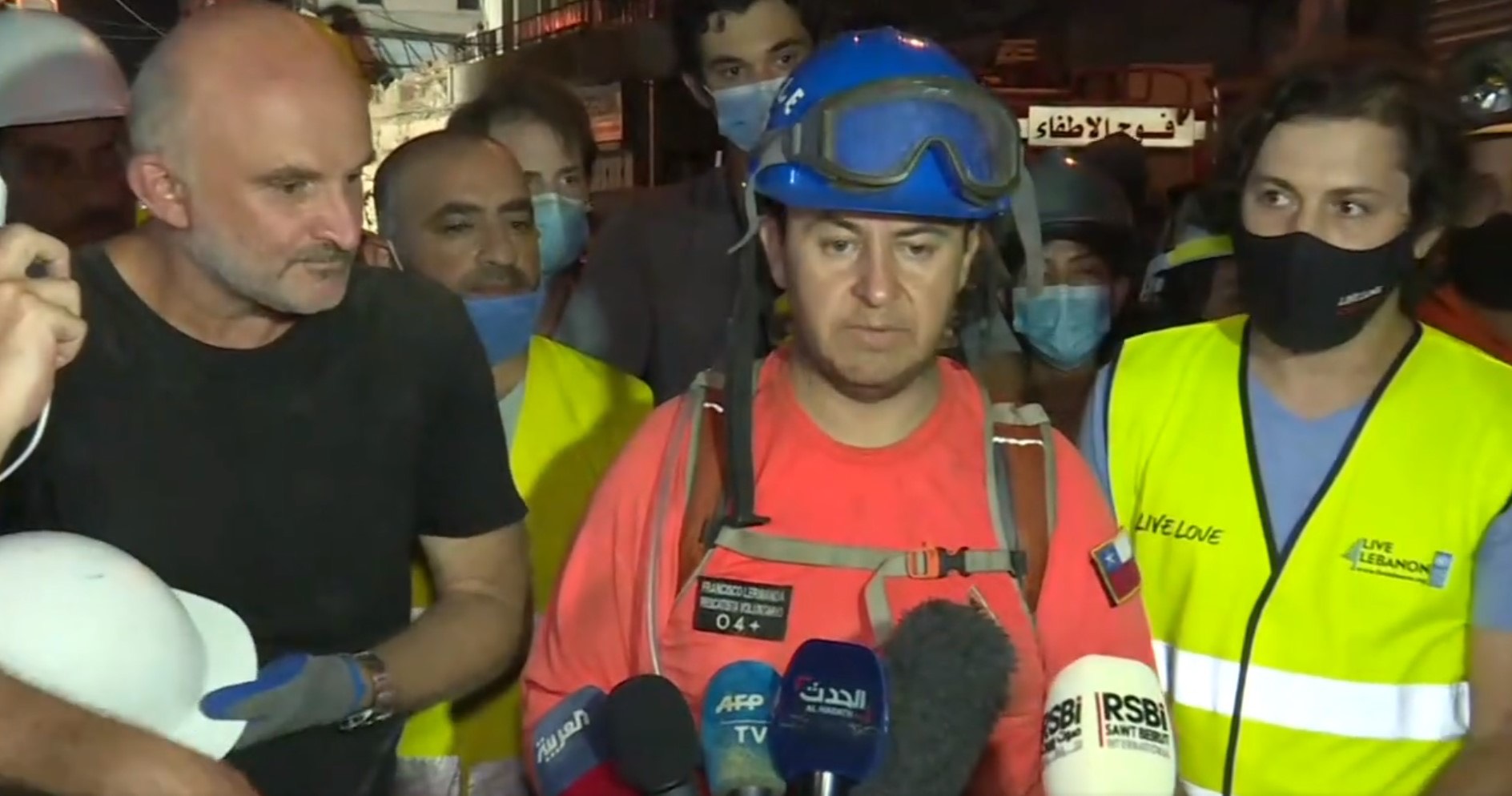 Capture d'écran du live Arab News.