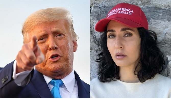 Noor Ben Laden (d) souhaite que Trump soit réélu en novembre. (FILE / AFP / Fourni)