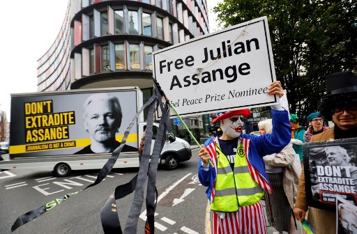 Londres: La bataille autour de l'extradition de Julian Assange reprend
