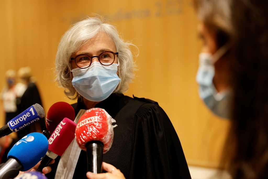 La caricaturiste Corinne Rey était sur les lieux le jour de l’attentat (Photo, Thomas SAMSON/AFP).