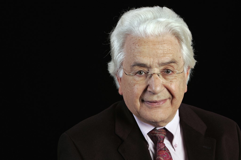 Mohammed Arkoun, historien engagé de la pensée islamique (Photo, Bertrand GUAY/AFP).