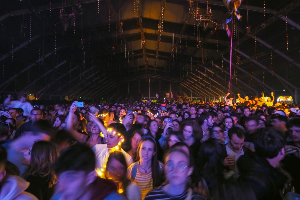 Les festivaliers au Printemps de Bourges, l’année dernière (Photo, Guillaume SOUVANT/AFP).