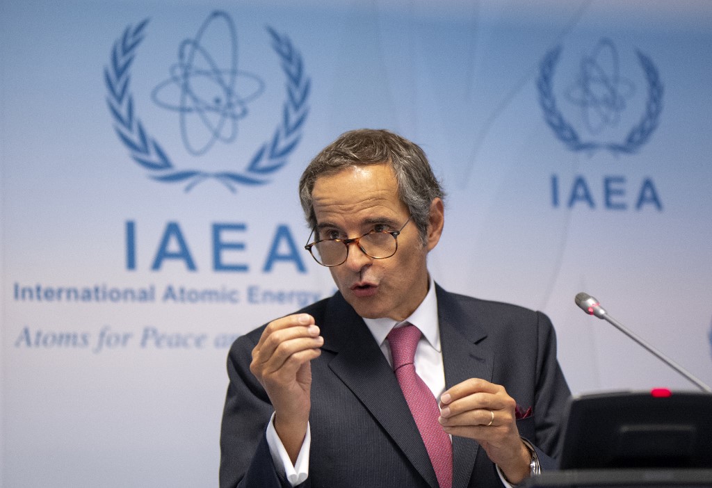 Rafael Grossi, directeur général de l'AIEA (Joe Klamar/ AFP)
