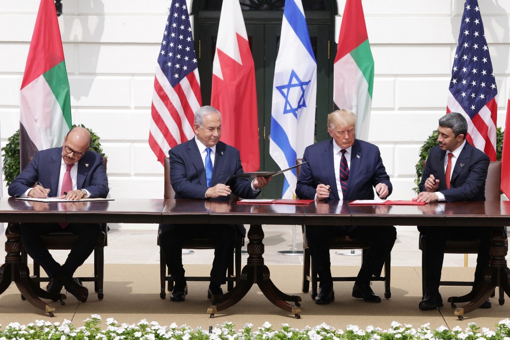Les Émirats arabes unis et Bahreïn signent l'accord Abraham avec Israël