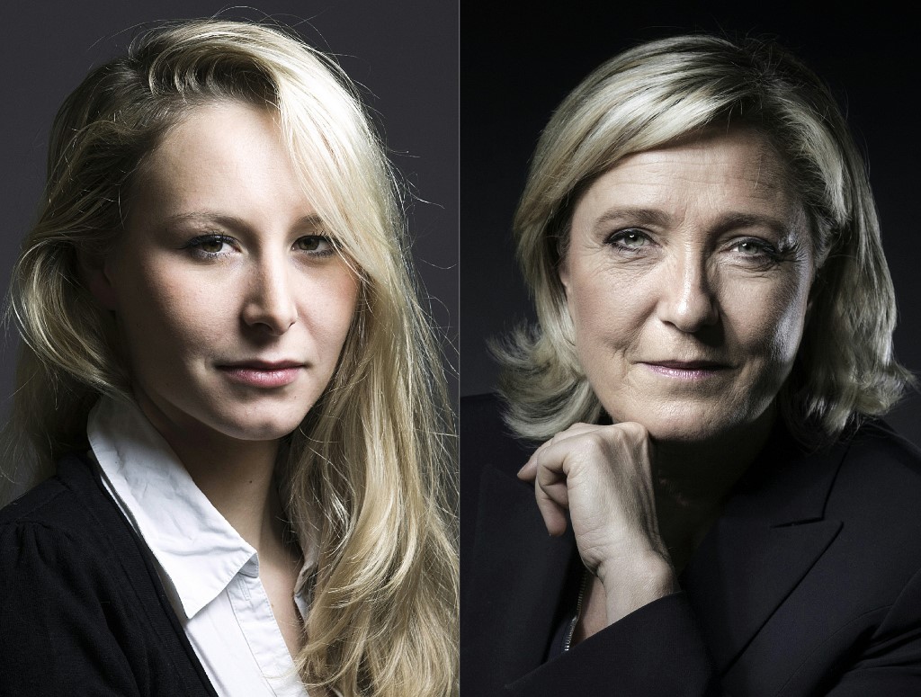 Entre Marion Maréchal Le Pen et sa tante, Marine Le Pen, les divergences politiques sont apparentes (Photo, Joel SAGET/AFP).