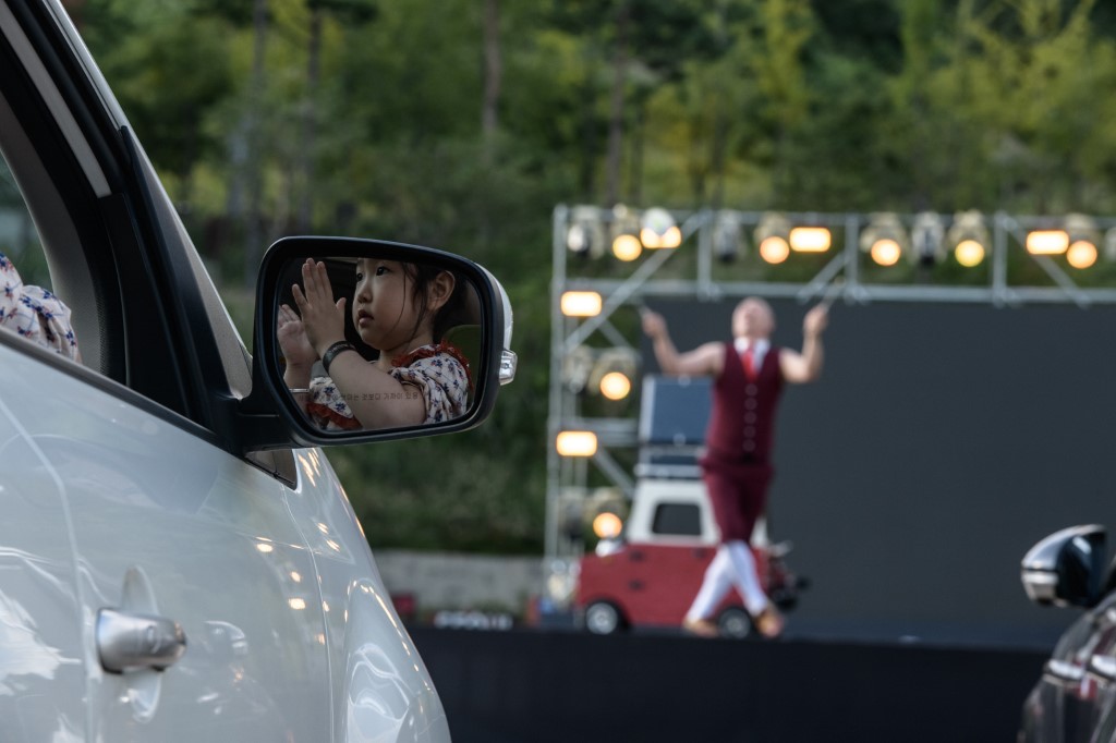 Un spectateur du cirque. (AFP)