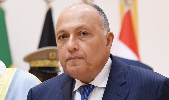Le ministre égyptien des Affaires étrangères, Sameh Shoukry. (AFP)