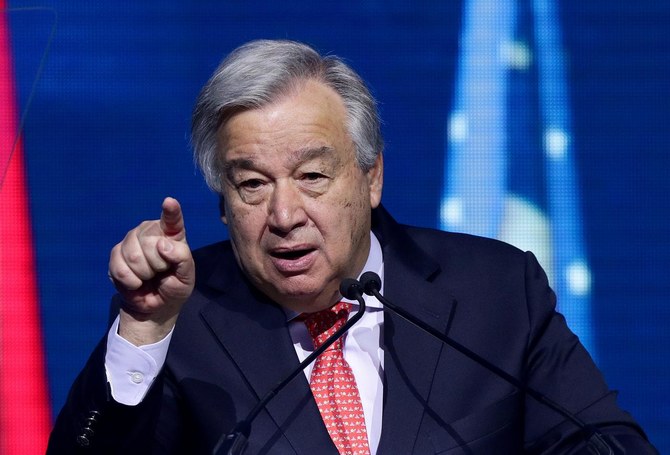 Le secrétaire général de l’ONU, Guterres: «Les enjeux mondiaux ne pourraient être plus importants»