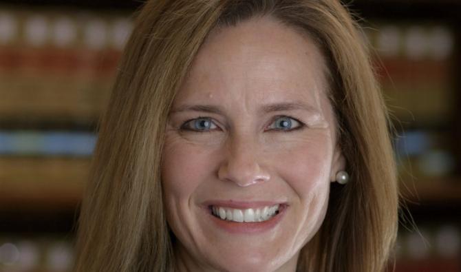 Amy Coney Barrett (Julian Velasco / University of Notre Dame / AFP)