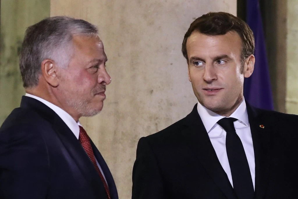 Macron reçoit le roi Abdallah II de Jordanie