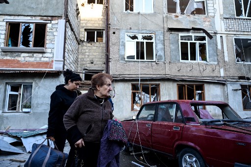 Aux portes du Karabakh, les nouveaux déplacés arméniens de la guerre