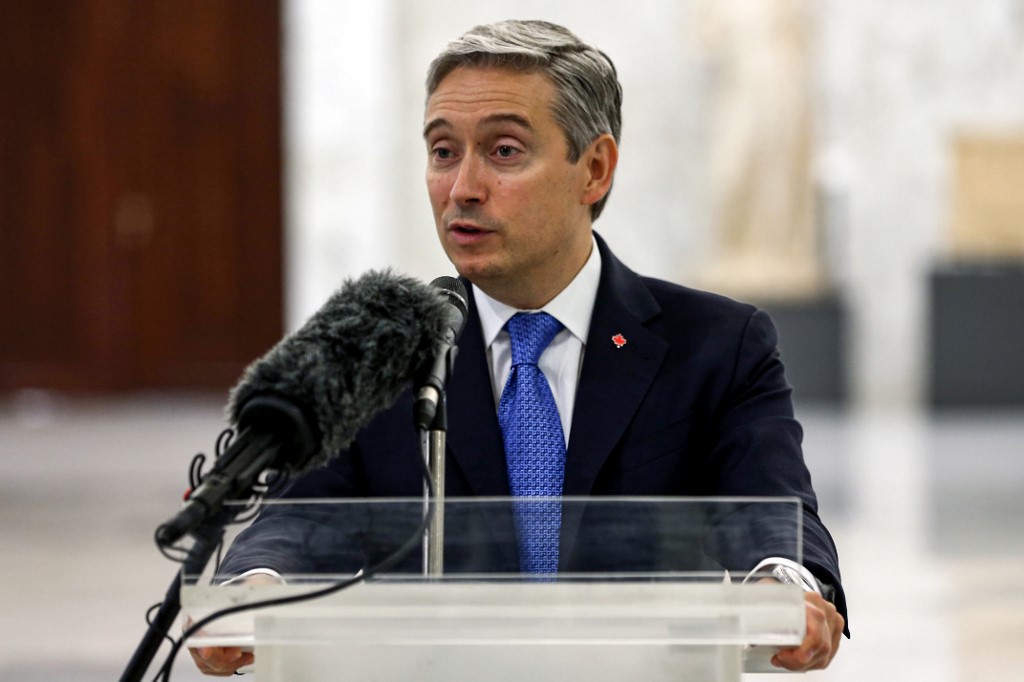 Le ministre canadien des Affaires étrangères, Monsieur Francois-Philippe Champagne. (AFP)
