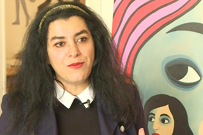 Marjane Satrapi, peintre parisienne