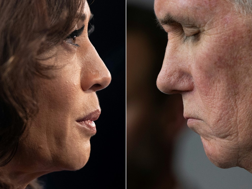 Elections US: les numéros 2 Kamala Harris et Mike Pence entrent en scène