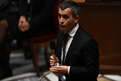 Le ministre français de l’Intérieur, Gérald Darmanin (Christophe Archambault/AFP)