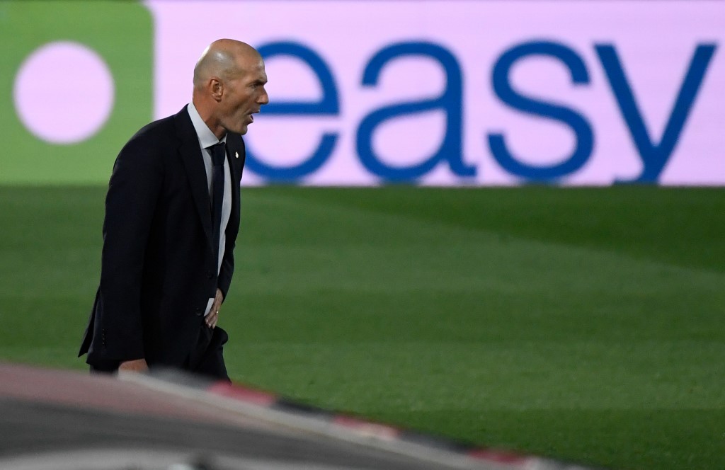 Zinedine Zidane, entraineur du REAL de Madrid (AFP)