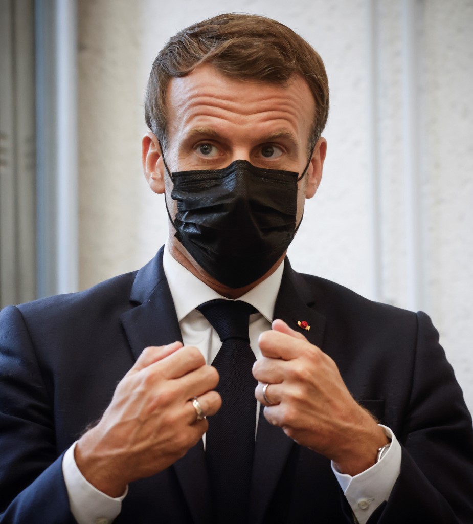 Le président de la république française, Monsieur Emmanuel Macron. (AFP)