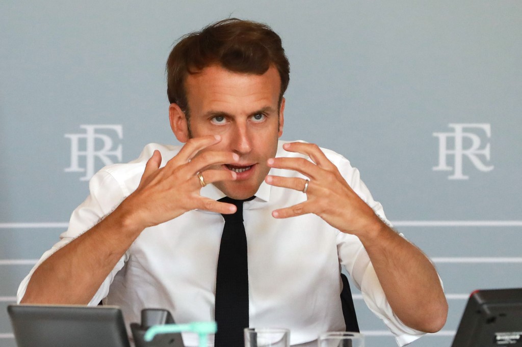 Le président de la république française, Emmanuel Macron. (AFP)