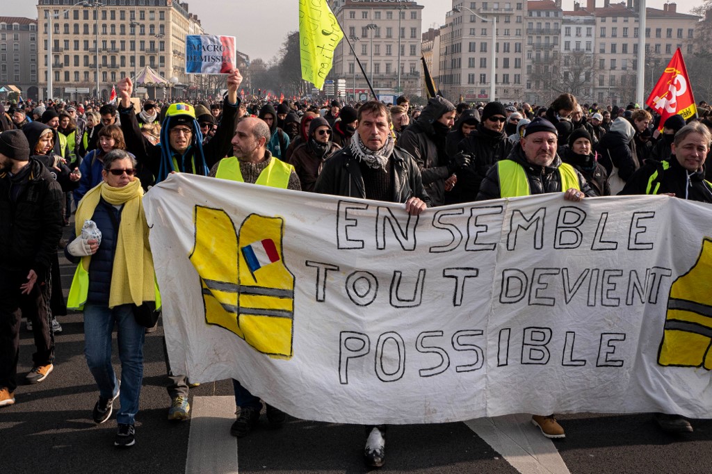 Manifestation de «gilets jaunes» à Lyon: huit gardes à vue après des heurts