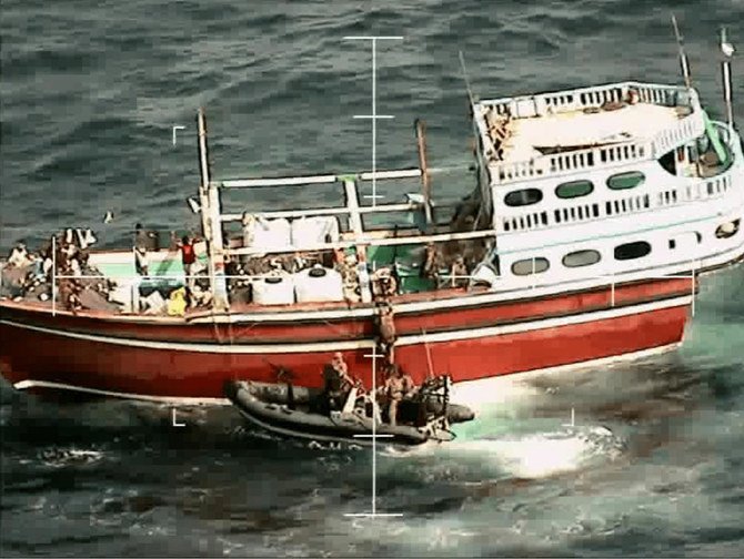 Importante saisie de méthamphétamine en mer d'Oman