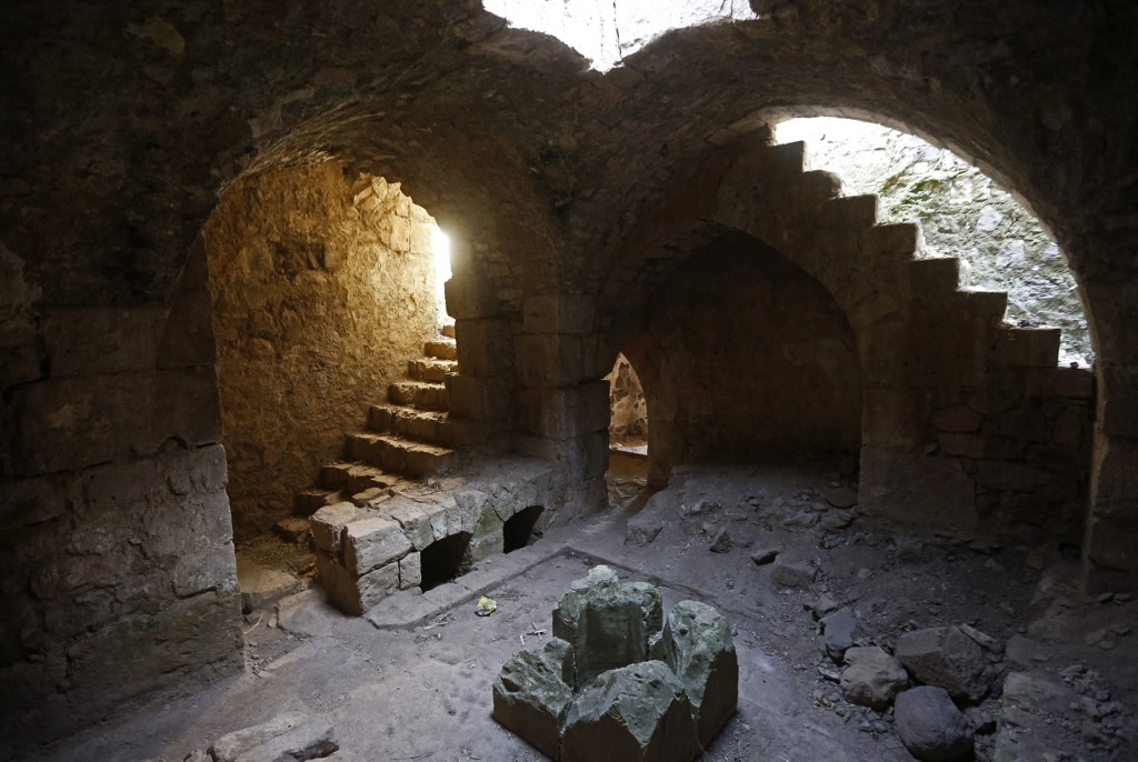 La citadelle de Krak, dans la région de Homs (Photo, Louai Beshara/AFP).