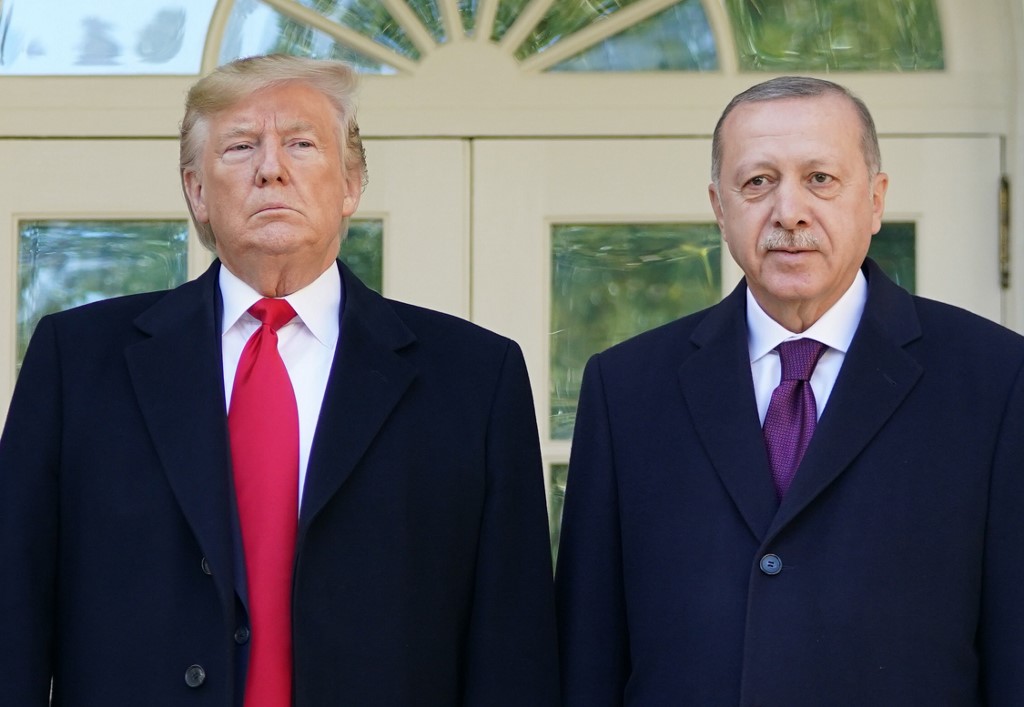 Donal Trump et Recep Teyyip Erdogan. (AFP)
