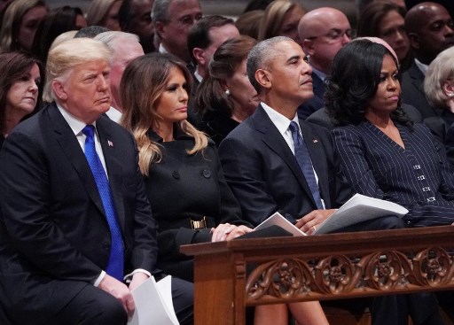 Attaqué par Obama et Biden, Trump affiche sa confiance à dix jours de l'élection