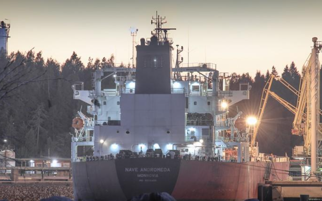 Le Navo Andromeda. (Marine Traffic)