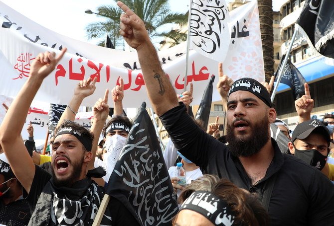 A Beyrouth, les manifestants radicaux empêchés d’atteindre l'ambassade de France