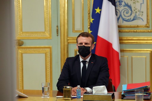 Le président Emmanuel Macron s'adresse au monde arabe