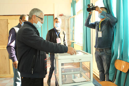 Bureau de vote à Alger (Photo fournie)