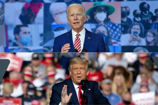 Course finale vers la Maison Blanche: Trump en sprintant, Biden en marchant