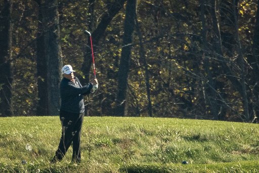 Au moment de l'annonce de sa défaite, Trump était à son club de golf