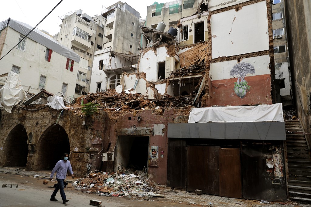 Au Liban, les pluies portent le coup de grâce aux maisons ravagées par l'explosion