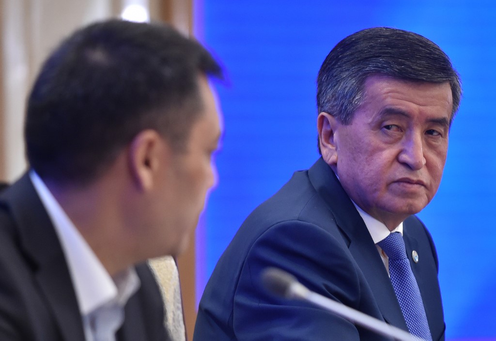L'ex Premier ministre du Kirghizistan,Sadyr Japarov. (AFP)