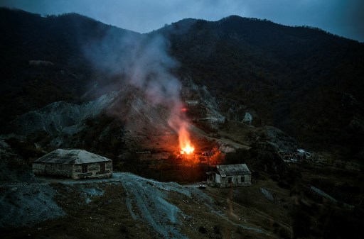 L'Arménie commence son retrait d'une région avoisinante du Nagorny Karabakh