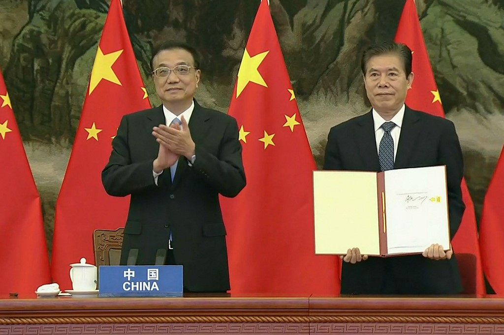 La Chine se renforce avec la signature d'un important accord de libre-échange panasiatique