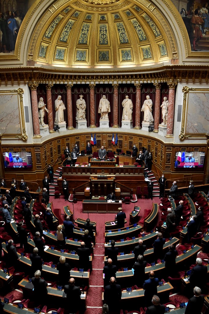 En pleine crise économique et sociale, l'amendement présenté par le rapporteur LR pour la branche vieillesse René-Paul Savary a fait l'effet d'une bombe à gauche, et quelques voix s'en sont désolidarisées à droite. (AFP)