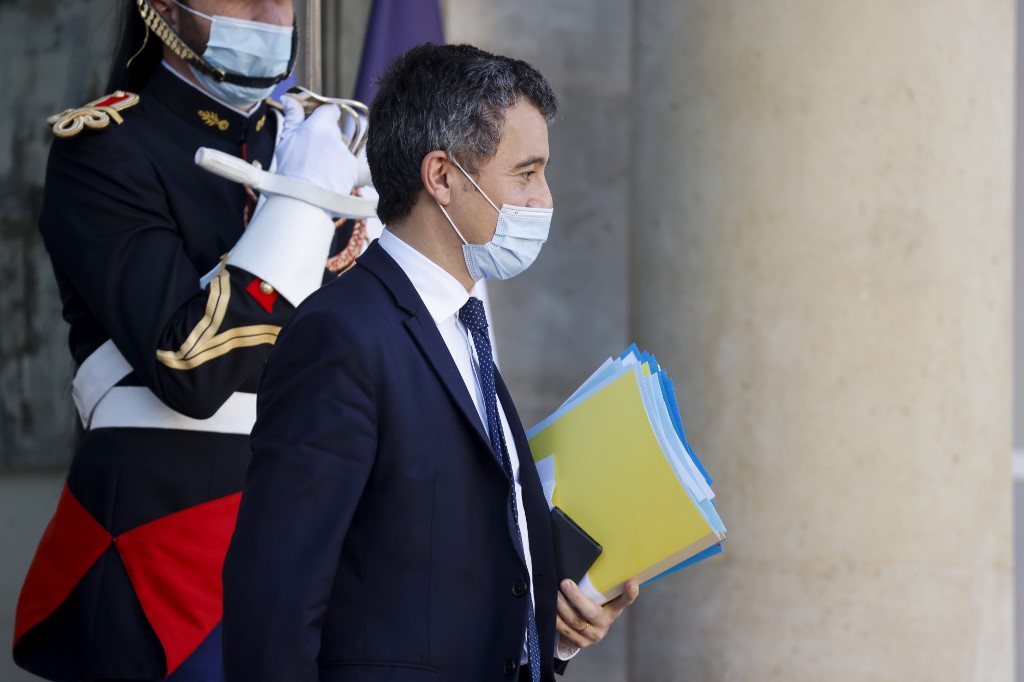 Gerald Darmanin, ministre de l'interieur français. (AFP)